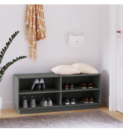 Armoire à chaussures Gris...