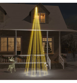 Sapin de Noël sur mât de...