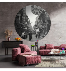 WallArt Papier peint cercle...