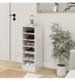 Armoire à chaussures Blanc...