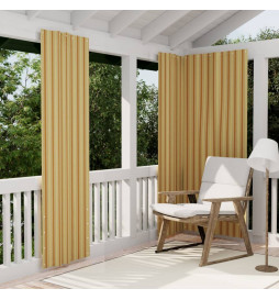 Écran de balcon Jaune et...