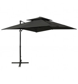 Parasol déporté à double...