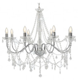 Lustre avec perles Argenté...