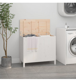 Boîte à linge Blanc...
