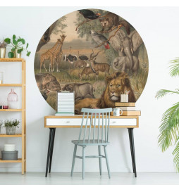 WallArt Papier peint cercle...