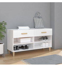 Armoire à chaussure Blanc...