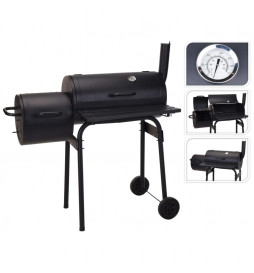 ProGarden Barbecue fumoir Noir