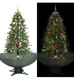 Arbre de Noël neigeux avec...