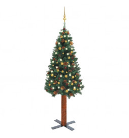 Sapin de Noël mince et LED...