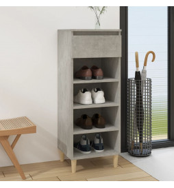 Armoire à chaussures Gris...