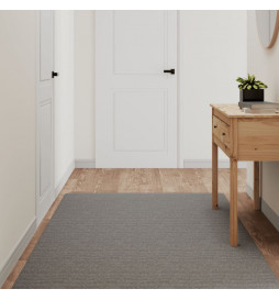 Tapis de couloir gris...