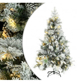 Sapin de Noël neige floquée...