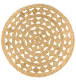 Tapis fait à la main Jute...