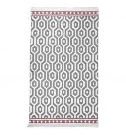 Tapis Gris 120x180 cm Coton