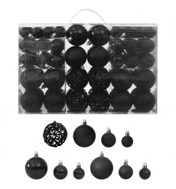 Ensemble de boules de Noël...