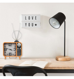 Horloge de table Orange et...