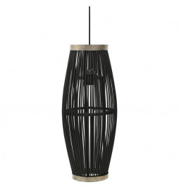 Lampe suspendue Noir Osier...