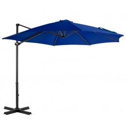 Parasol déporté avec mât en...