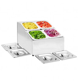 Récipient Gastronorm avec 4...