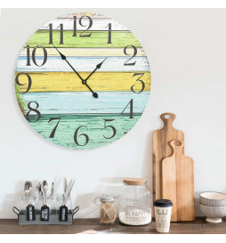 Horloge murale Multicolore...