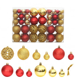 Boules de Noël 100 pcs doré...