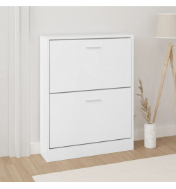 Armoire à chaussures Blanc...