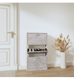 Armoire à chaussures Gris...