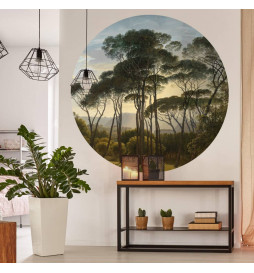 WallArt Papier peint cercle...
