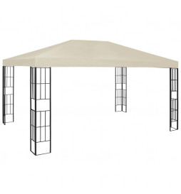 Tonnelle 3x4 m Crème
