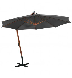 Parasol suspendu avec mât...