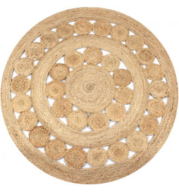 Tapis Jute design tressé...