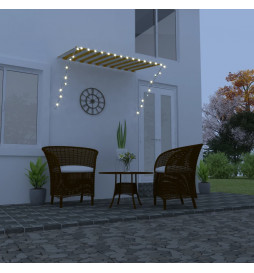 Auvent rétractable avec LED...