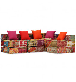 Pouf modulaire à 4 places...