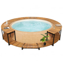 Cadre de spa 273x53 cm Bois...