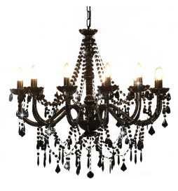 Lustre avec perles Noir 12...