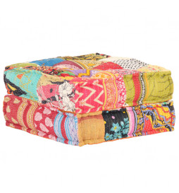 Pouf 60x70x36 cm Patchwork...