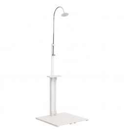 Douche de jardin Blanc Bois