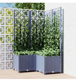 Jardinière avec treillis...