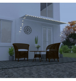 Auvent rétractable avec LED...