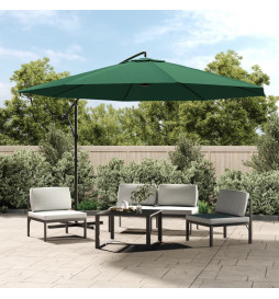 Parasol cantilever 3,5 m vert