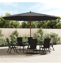 Parasol de jardin avec mât...