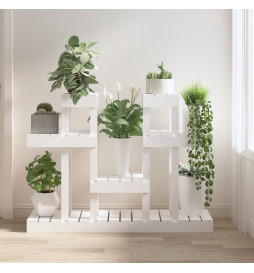Support à plantes Blanc...