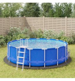 Bâche de piscine gris clair...