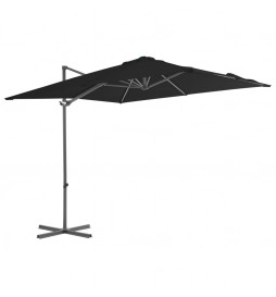 Parasol déporté avec mât en...