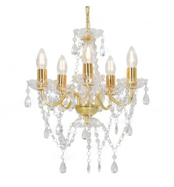 Lustre avec perles de...