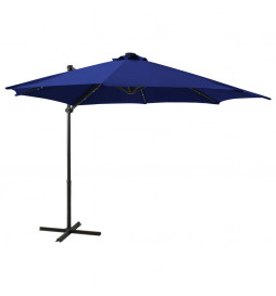 Parasol déporté avec mât et...