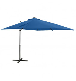 Parasol déporté avec mât et...