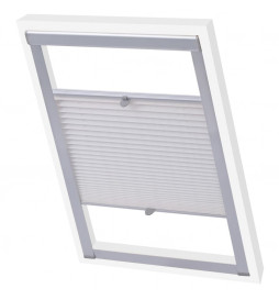Store plissé Blanc F06