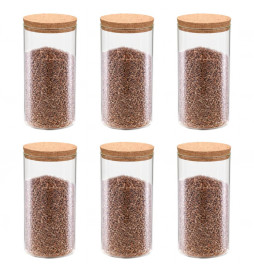 6pcs Pots de conservation...