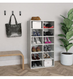 Étagère à chaussures Gris...